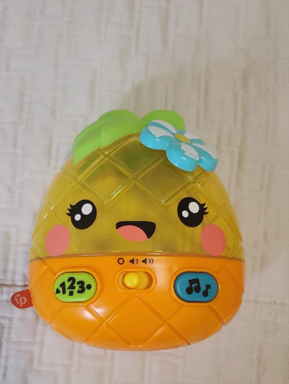 Cocomelon Learning Laptop & Pineapple Music Toy Set - Bright Green and Orange